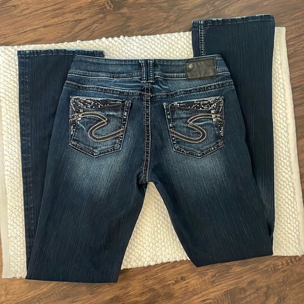 Silver Suki Bootcut Dark Wash Jeans